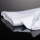 Damast Tischdecken weiss mit Atlaskante 140x220 cm